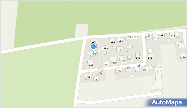 Kalsk, Kalsk, 109, mapa Kalsk