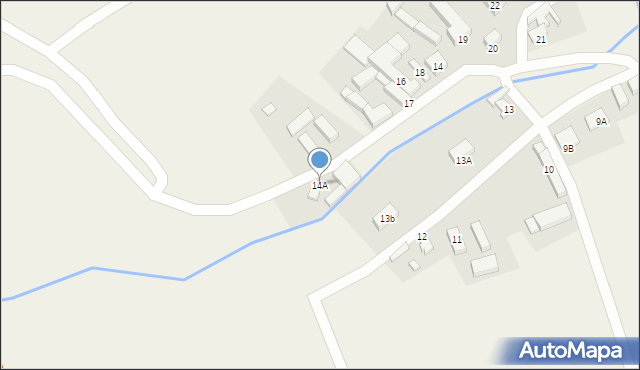 Kalsk, Kalsk, 14A, mapa Kalsk