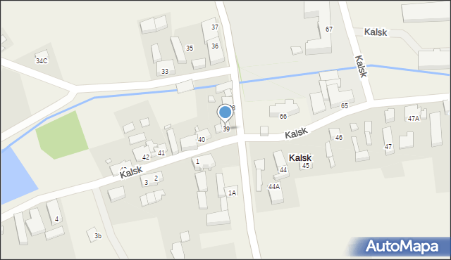 Kalsk, Kalsk, 39, mapa Kalsk