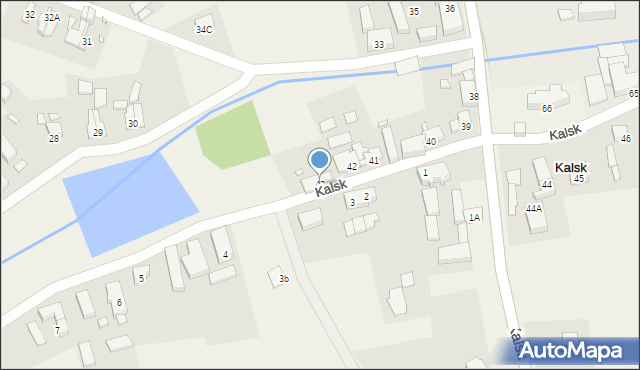 Kalsk, Kalsk, 43, mapa Kalsk