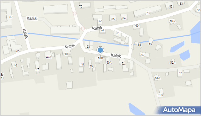 Kalsk, Kalsk, 50B, mapa Kalsk