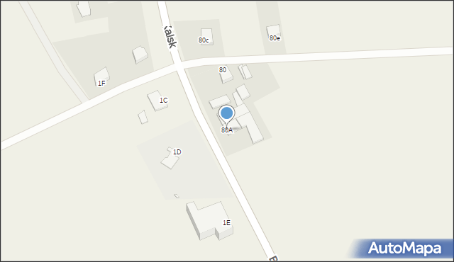 Kalsk, Kalsk, 80A, mapa Kalsk
