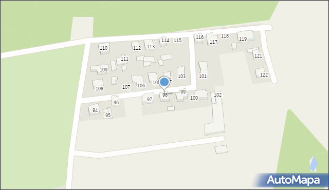 Kalsk, Kalsk, 98, mapa Kalsk