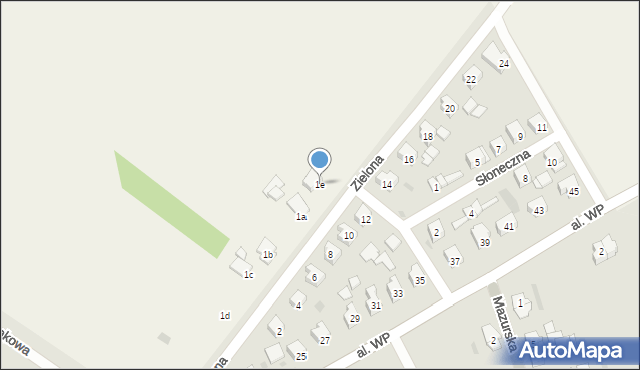 Kalskie Nowiny, Kalskie Nowiny, 1e, mapa Kalskie Nowiny