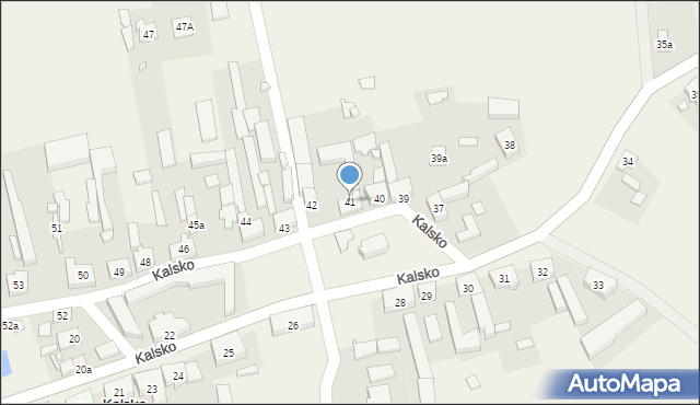 Kalsko, Kalsko, 41, mapa Kalsko