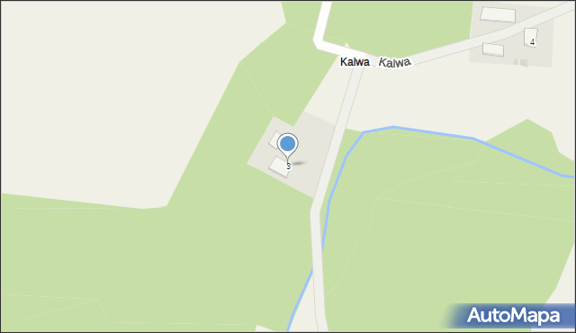 Kalwa, Kalwa, 3, mapa Kalwa