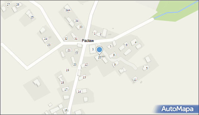 Kalwaria Pacławska, Kalwaria Pacławska, 10, mapa Kalwaria Pacławska