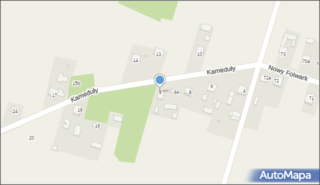 Kameduły, Kameduły, 9, mapa Kameduły