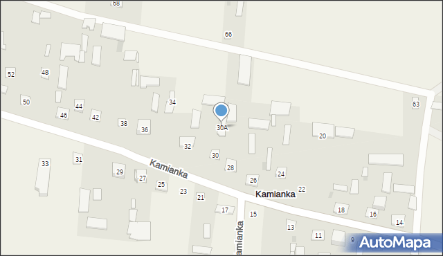 Kamianka, Kamianka, 30A, mapa Kamianka