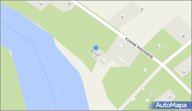Kamianka Nadbużna, Kamianka Nadbużna, 1A, mapa Kamianka Nadbużna
