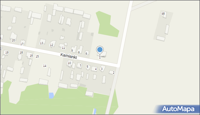 Kamianki, Kamianki, 1, mapa Kamianki