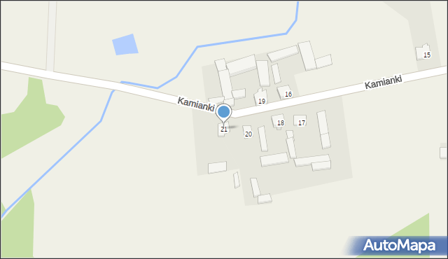 Kamianki, Kamianki, 21, mapa Kamianki