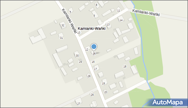 Kamianki-Wańki, Kamianki-Wańki, 15, mapa Kamianki-Wańki