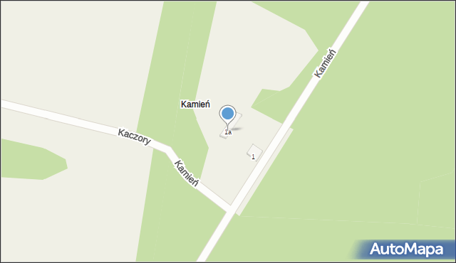 Kamień, Kamień, 1a, mapa Kamień