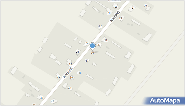 Kamień, Kamień, 35, mapa Kamień