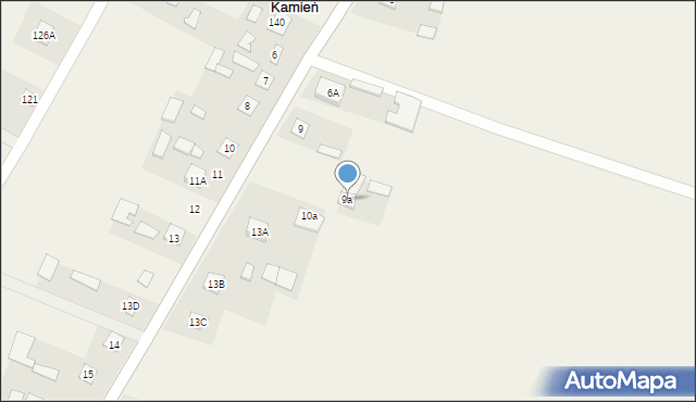 Kamień, Kamień, 9a, mapa Kamień