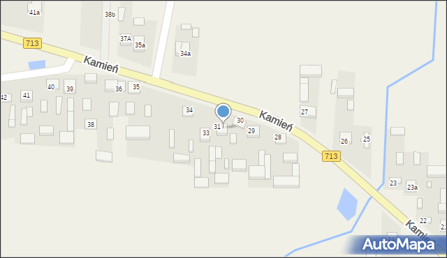 Kamień, Kamień, 32, mapa Kamień