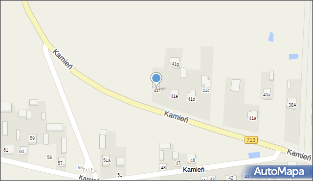 Kamień, Kamień, 41f, mapa Kamień