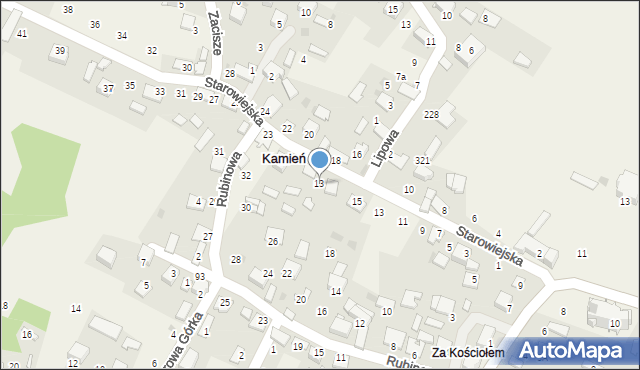 Kamień, Kamień, 13, mapa Kamień