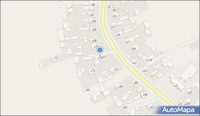 Kamień, Kamień, 174, mapa Kamień