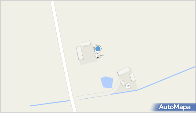 Kamień, Kamień, 13, mapa Kamień