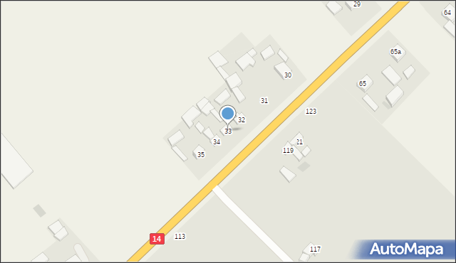 Kamień, Kamień, 33, mapa Kamień