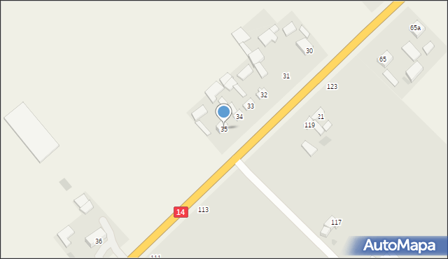Kamień, Kamień, 35, mapa Kamień