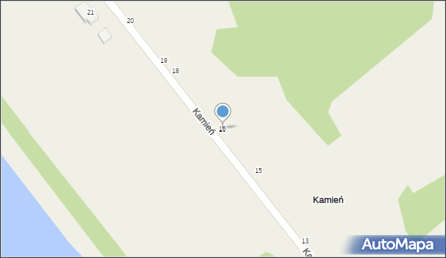 Kamień, Kamień, 16, mapa Kamień