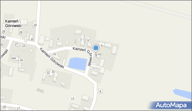 Kamień Górowski, Kamień Górowski, 6, mapa Kamień Górowski