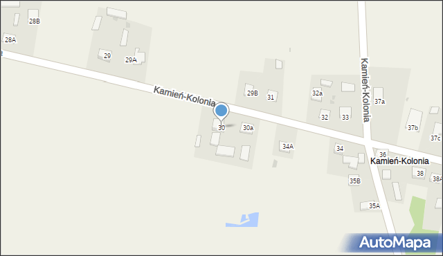 Kamień-Kolonia, Kamień-Kolonia, 30, mapa Kamień-Kolonia