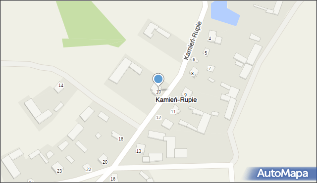 Kamień-Rupie, Kamień-Rupie, 10, mapa Kamień-Rupie