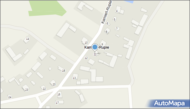 Kamień-Rupie, Kamień-Rupie, 11, mapa Kamień-Rupie