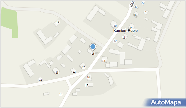 Kamień-Rupie, Kamień-Rupie, 18, mapa Kamień-Rupie