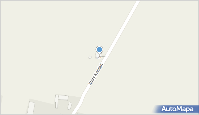 Kamień-Rupie, Kamień-Rupie, 25, mapa Kamień-Rupie