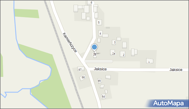 Kamieńczyce, Kamieńczyce, 2B, mapa Kamieńczyce