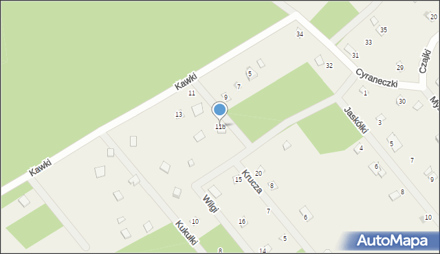 Kamieńczyk, Kawki, 11b, mapa Kamieńczyk