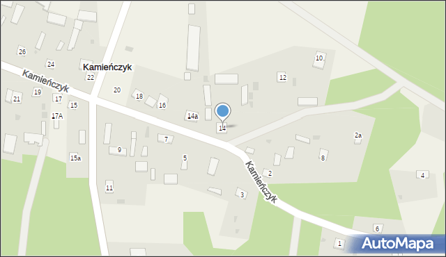 Kamieńczyk, Kamieńczyk, 14, mapa Kamieńczyk