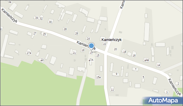 Kamieńczyk, Kamieńczyk, 17, mapa Kamieńczyk