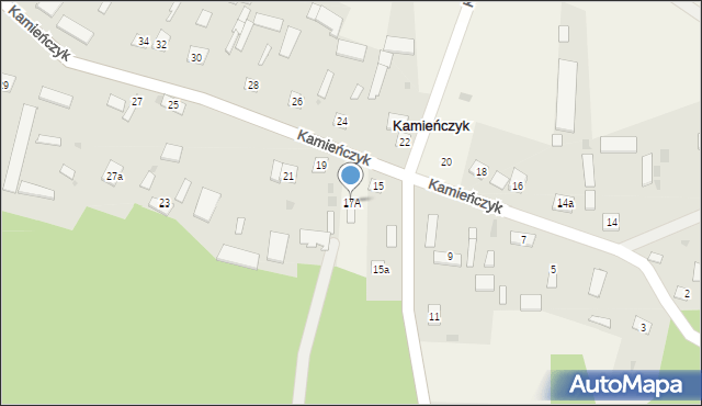 Kamieńczyk, Kamieńczyk, 17A, mapa Kamieńczyk