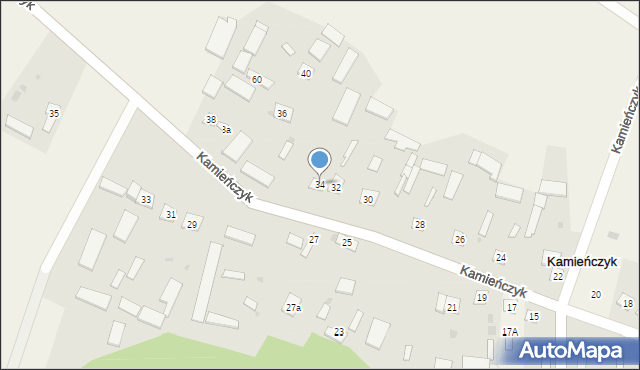 Kamieńczyk, Kamieńczyk, 34, mapa Kamieńczyk