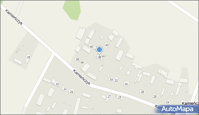 Kamieńczyk, Kamieńczyk, 36, mapa Kamieńczyk