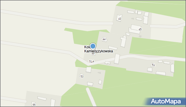 Kamieńczyk, Kamieńczyk, 49, mapa Kamieńczyk