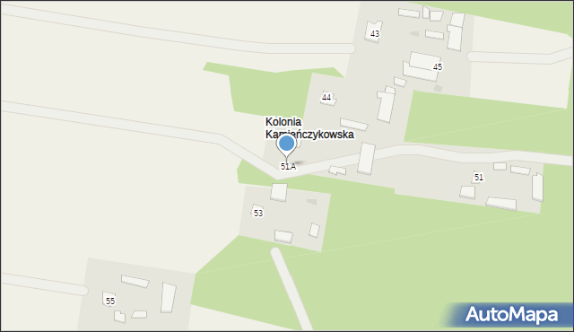Kamieńczyk, Kamieńczyk, 51A, mapa Kamieńczyk