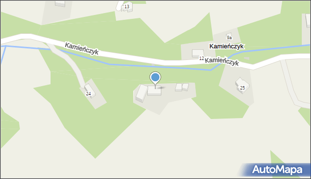 Kamieńczyk, Kamieńczyk, 25, mapa Kamieńczyk