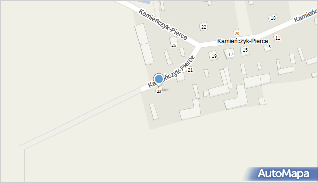 Kamieńczyk-Ryciorki, Kamieńczyk-Pierce, 23, mapa Kamieńczyk-Ryciorki