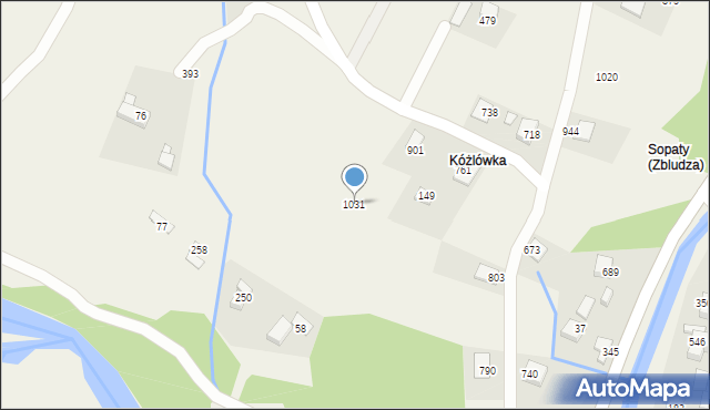 Kamienica, Kamienica, 1031, mapa Kamienica