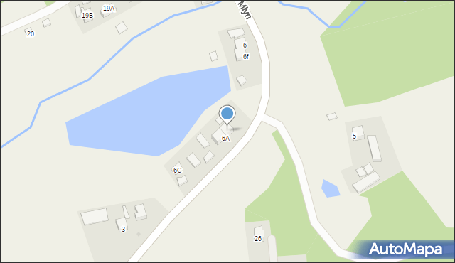 Kamienicki Młyn, Kamienicki Młyn, 6B, mapa Kamienicki Młyn