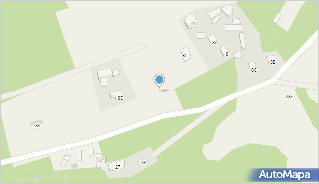 Kamienicki Młyn, Kamienicki Młyn, 8p, mapa Kamienicki Młyn