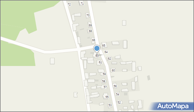 Kamieniec, Kamieniec, 63, mapa Kamieniec