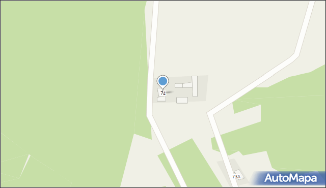 Kamieniec, Kamieniec, 74, mapa Kamieniec